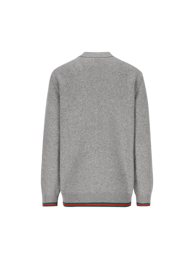Cardigan realizzato in misto lana e cashmere. 813834 XKEJC1230 GUCCI