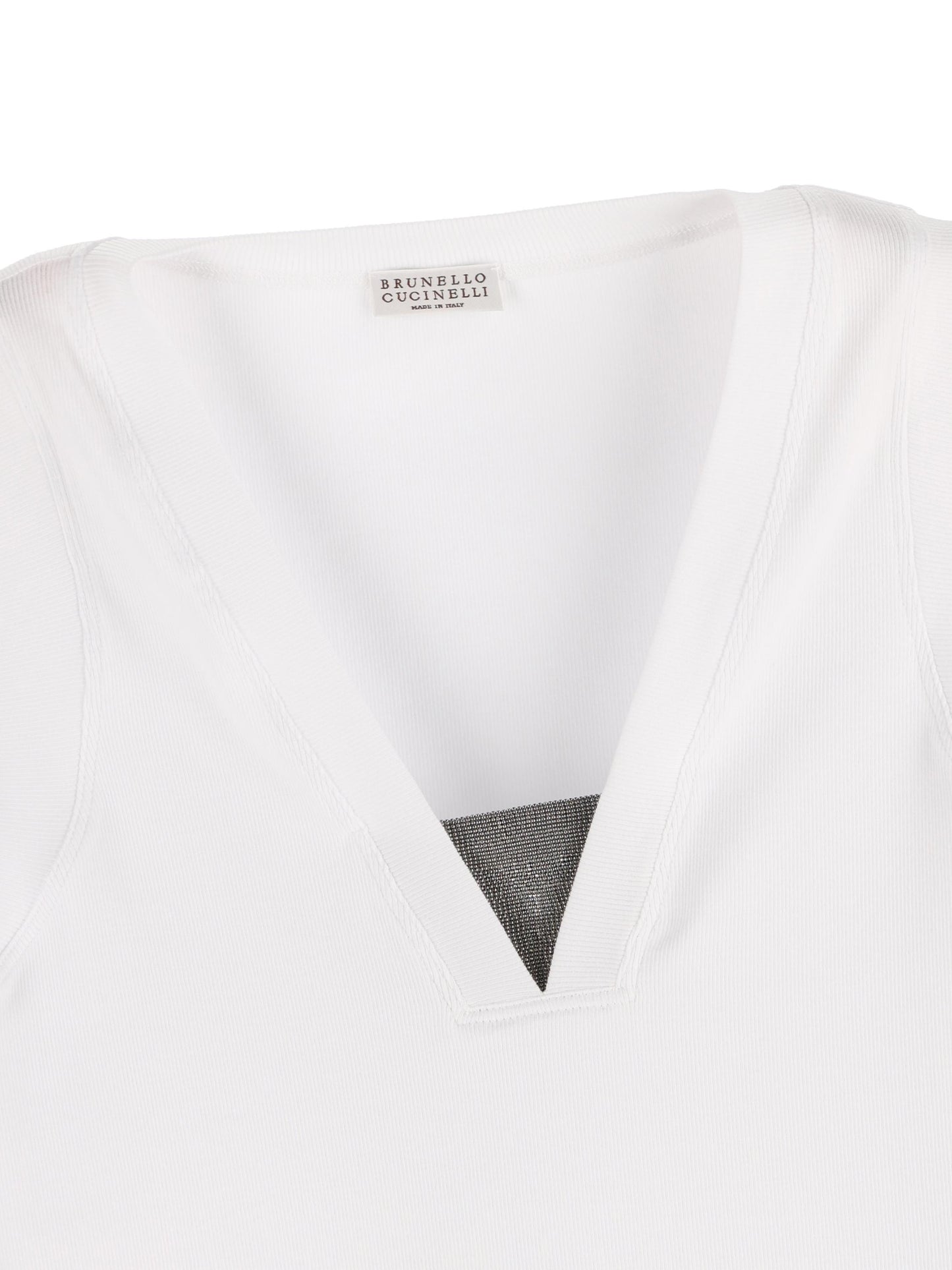 Top realizzato in cotone ed elastan. M0TC8EL672 C159 BRUNELLO CUCINELLI
