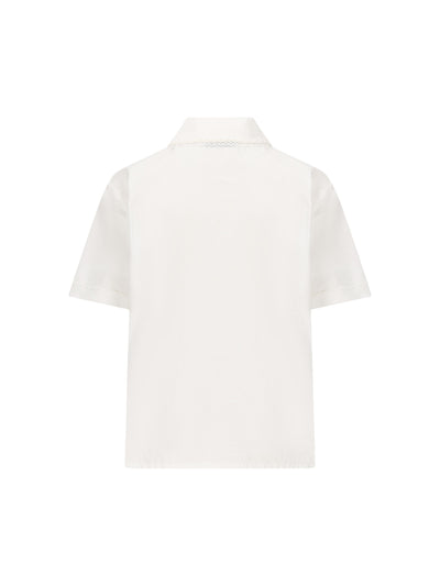 Camicia realizzata in cotone e lino. MK1932 163MF0009 MIU MIU