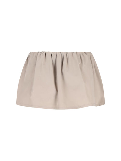 Gonna realizzata in cotone. MG2638 19CTF0D3K MIU MIU
