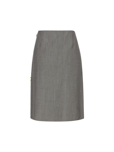 Gonna realizzata in tessuto mohair. FQ7721 AW7UF0TAZ FENDI