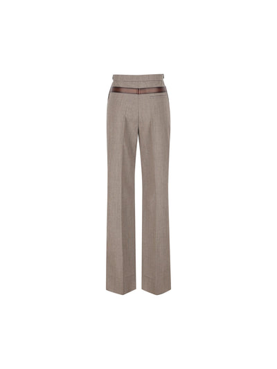 Pantaloni realizzati in lana vergine e poliestere riciclato. P242J 16NOF0572 PRADA
