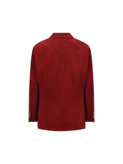 Giacca decostruita in velluto di cotone ML4627BTD C4506 BRUNELLO CUCINELLI