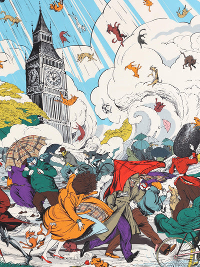 Foulard in twill di seta con stampa 8120327 B9171 BURBERRY