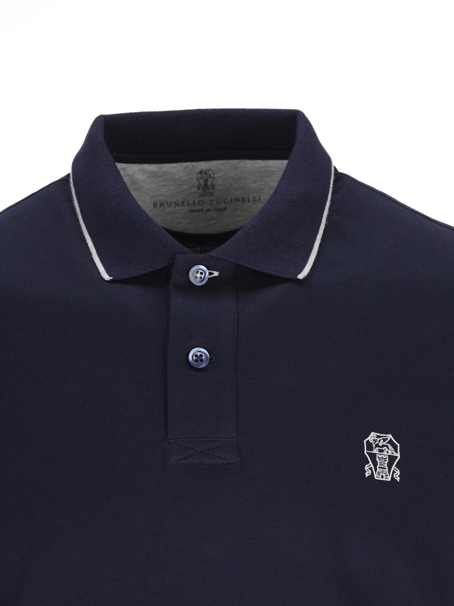 Polo realizzata in cotone. M0B139779G CK781 BRUNELLO CUCINELLI