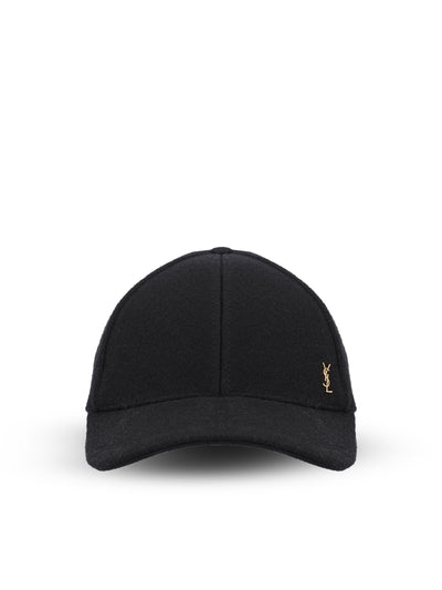 Cappellino realizzato in misto lana. 706537 3YS161000 SAINT LAURENT