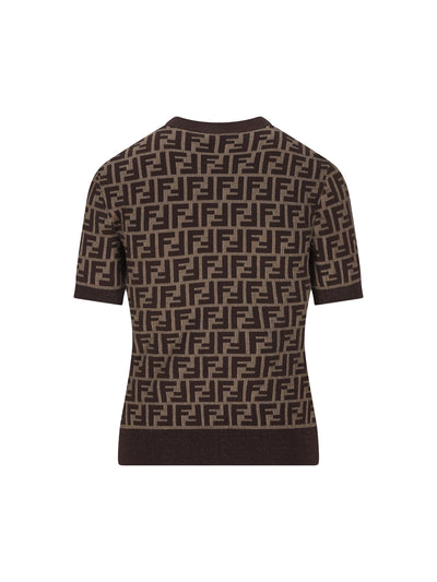 Maglia realizzata in cotone e poliammide. FZXC72 ASJTF0GGE FENDI