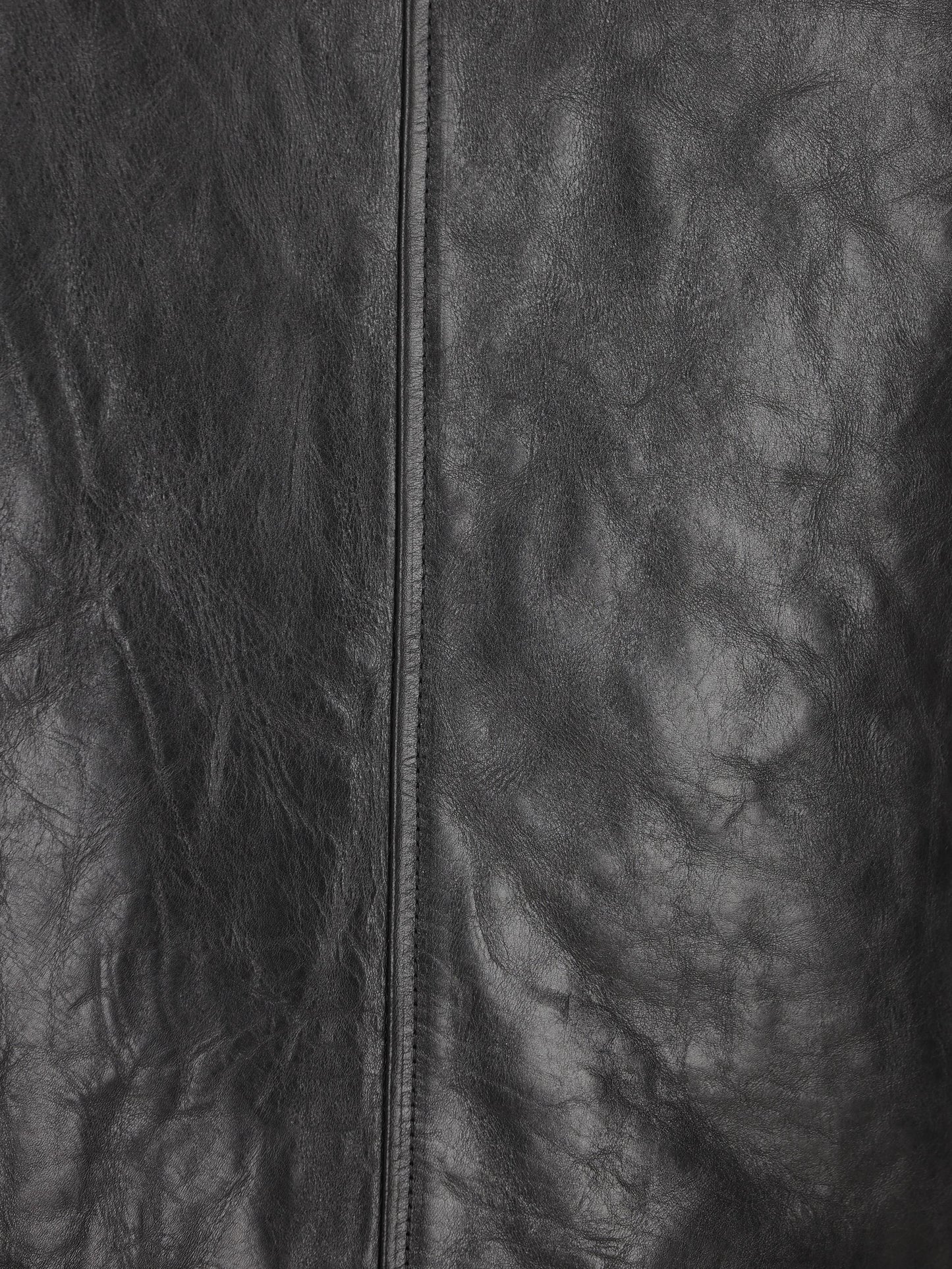 Gonna realizzata in pelle di vitello. 865021 YCVD21000 SAINT LAURENT