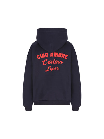 Felpa con cappuccio Ciao Amore Cortina Lover F25ET2322K 03 GIADA BENINCASA