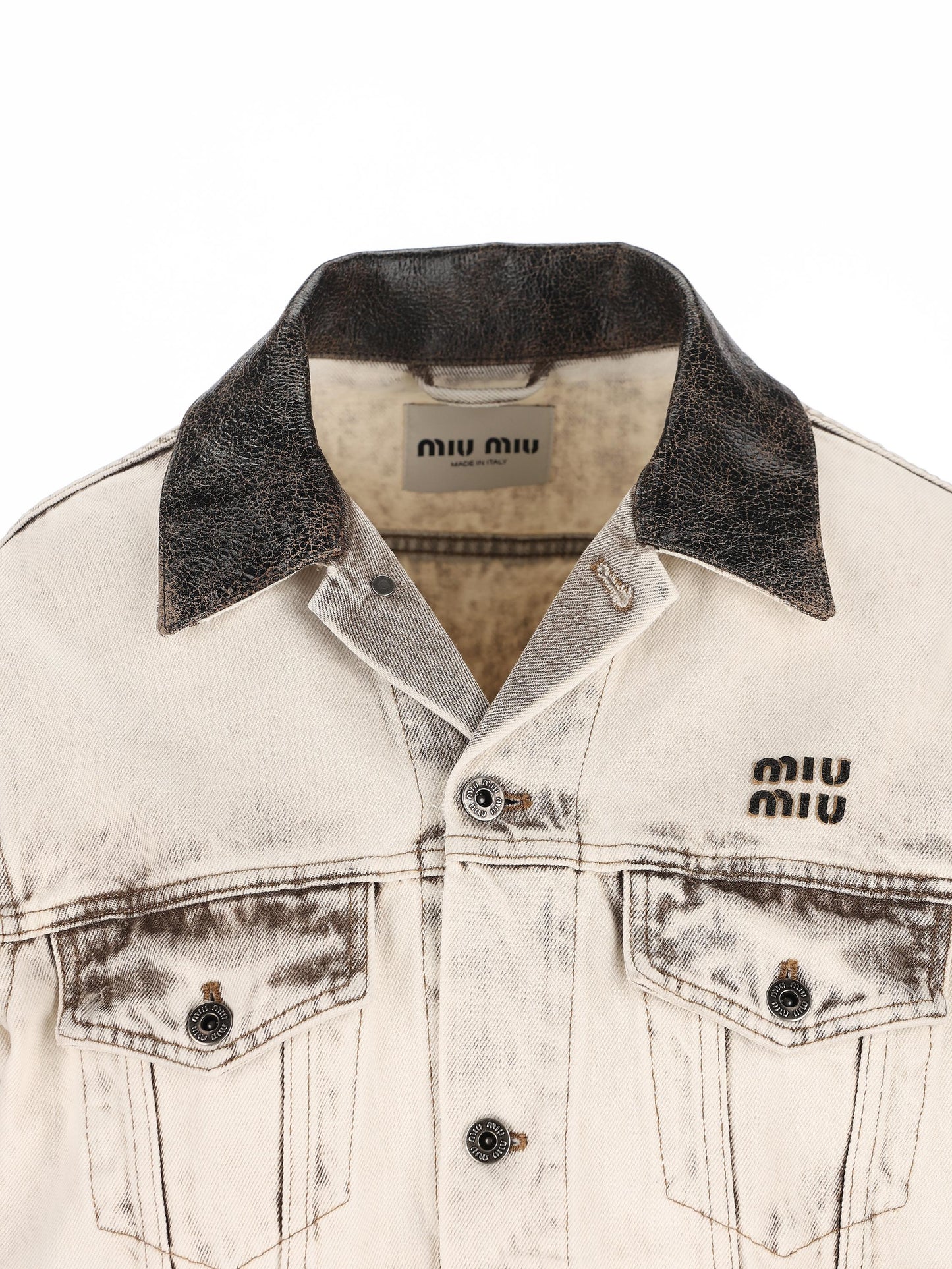 Blouson realizzato in cotone. GWB273 183TF0009 MIU MIU