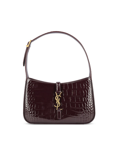 Borsa LE 5 À 7 in vernice goffrata coccodrillo. 657228 AAGKR6581 SAINT LAURENT