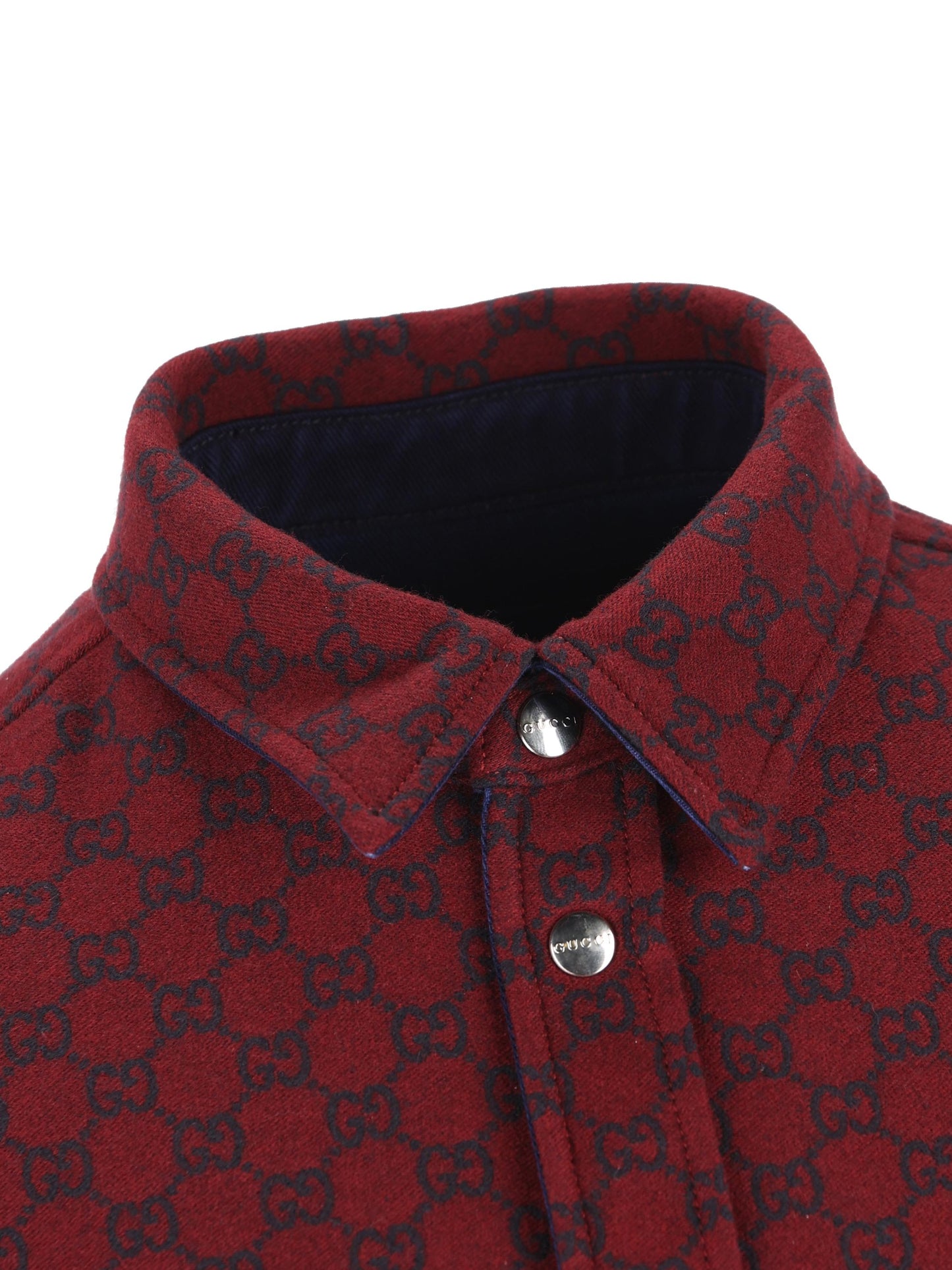 Camicia reversibile in denim e flanella 835282 XDDB64447 GUCCI