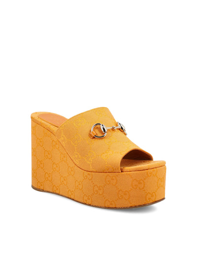 Sandalo realizzato in tessuto GG. 816328 9SF107841 GUCCI