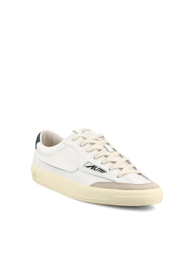 Sneakers Windscape low in pelle bianca e space SCLM UK05 AUTRY