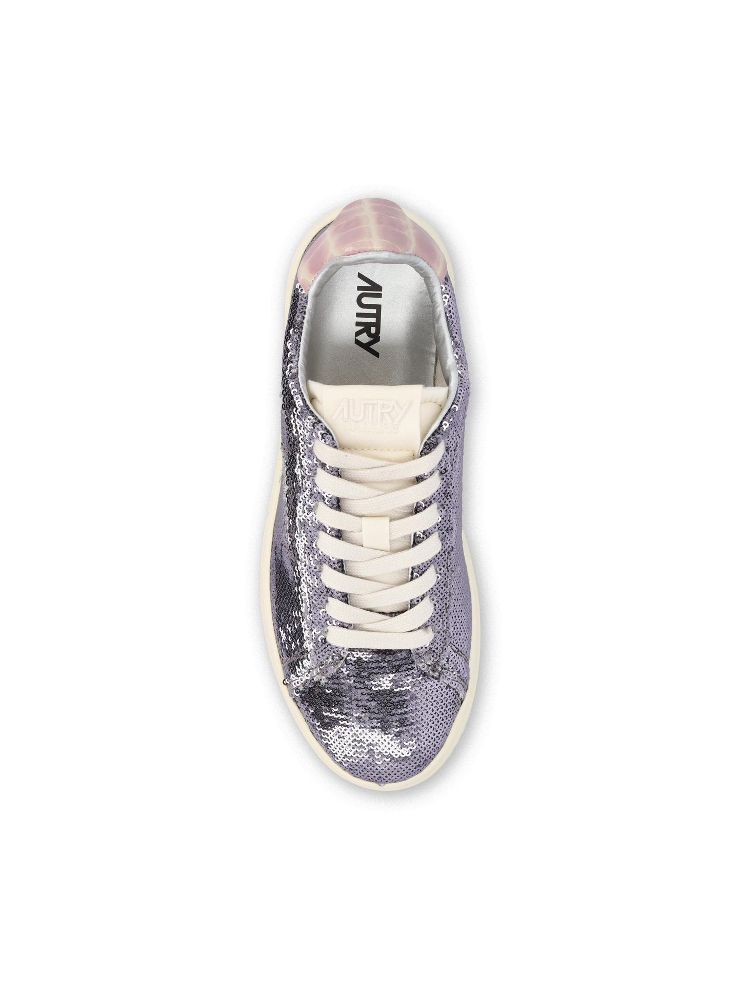 Sneakers realizzate in pelle e paillettes. ADLW TI02 AUTRY