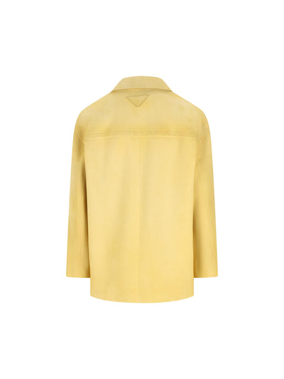 Giacca realizzata in pelle. 56A233 180YF0901 PRADA