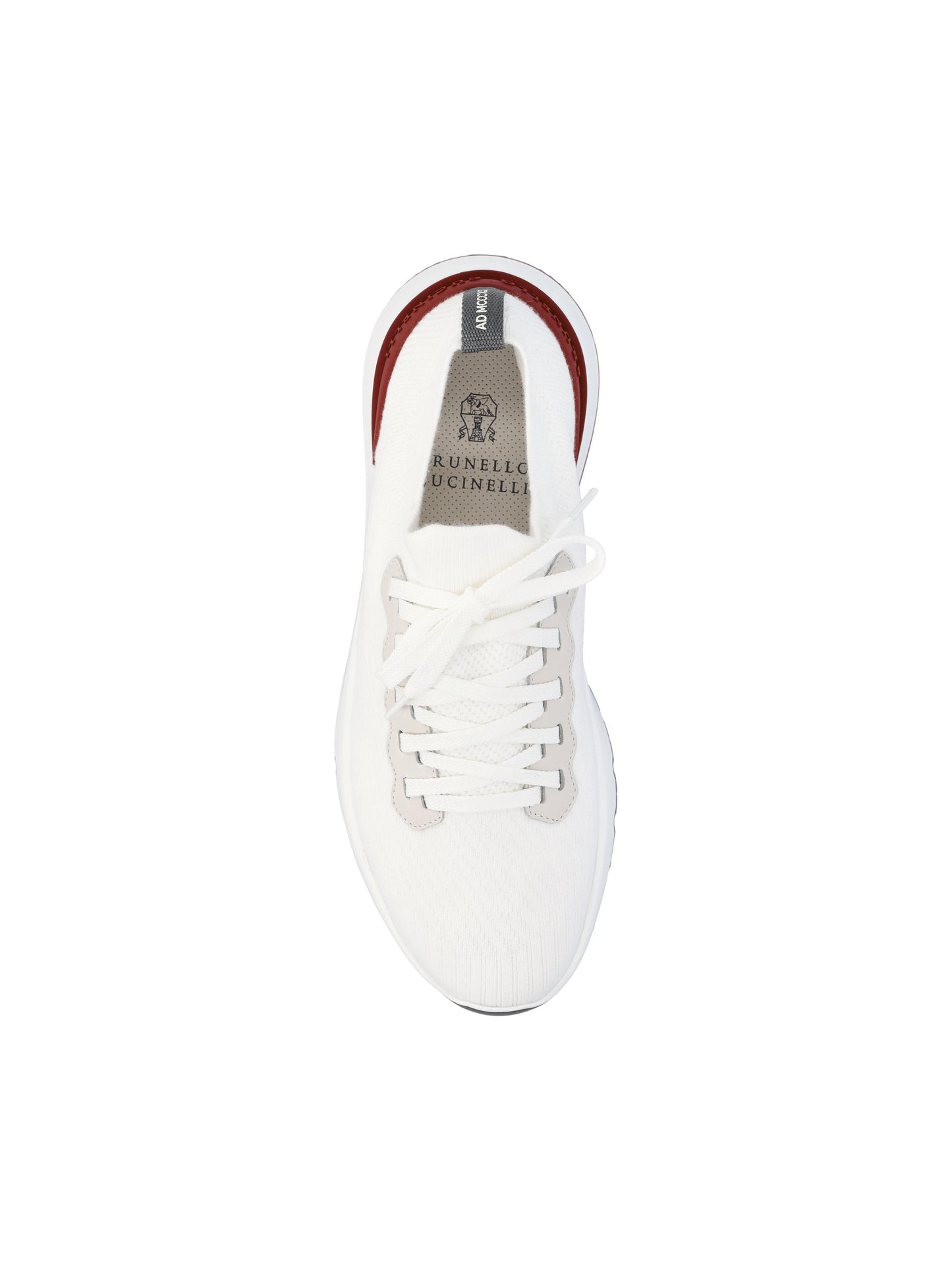 Sneakers realizzate in maglia. MZUPMBO252 CJ987 BRUNELLO CUCINELLI