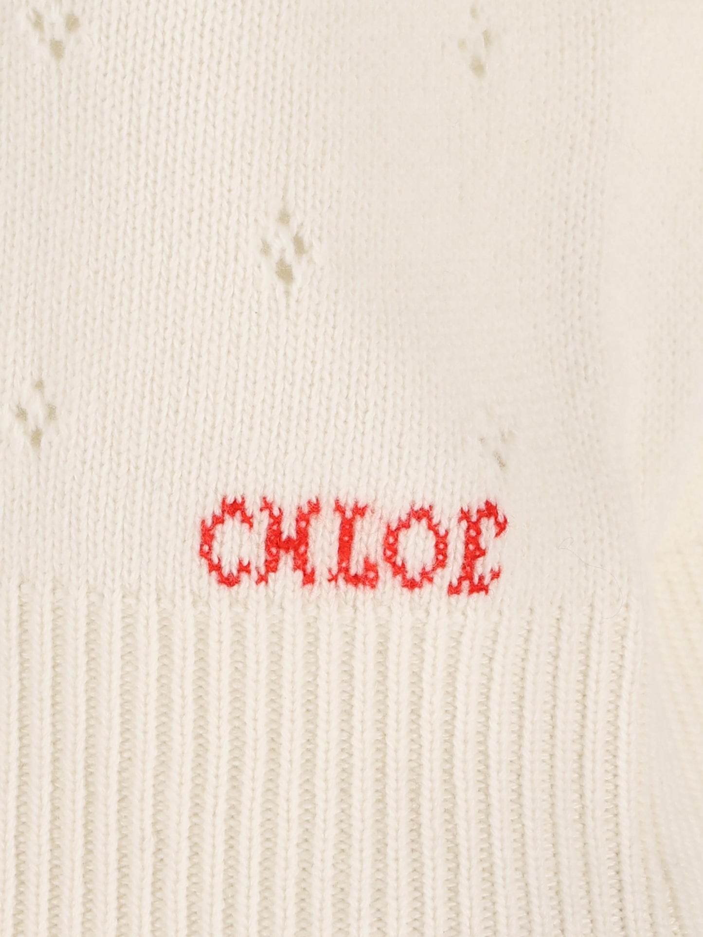 Maglia realizzata in lana e cashmere. CH25WMP08590 107 CHLOE'