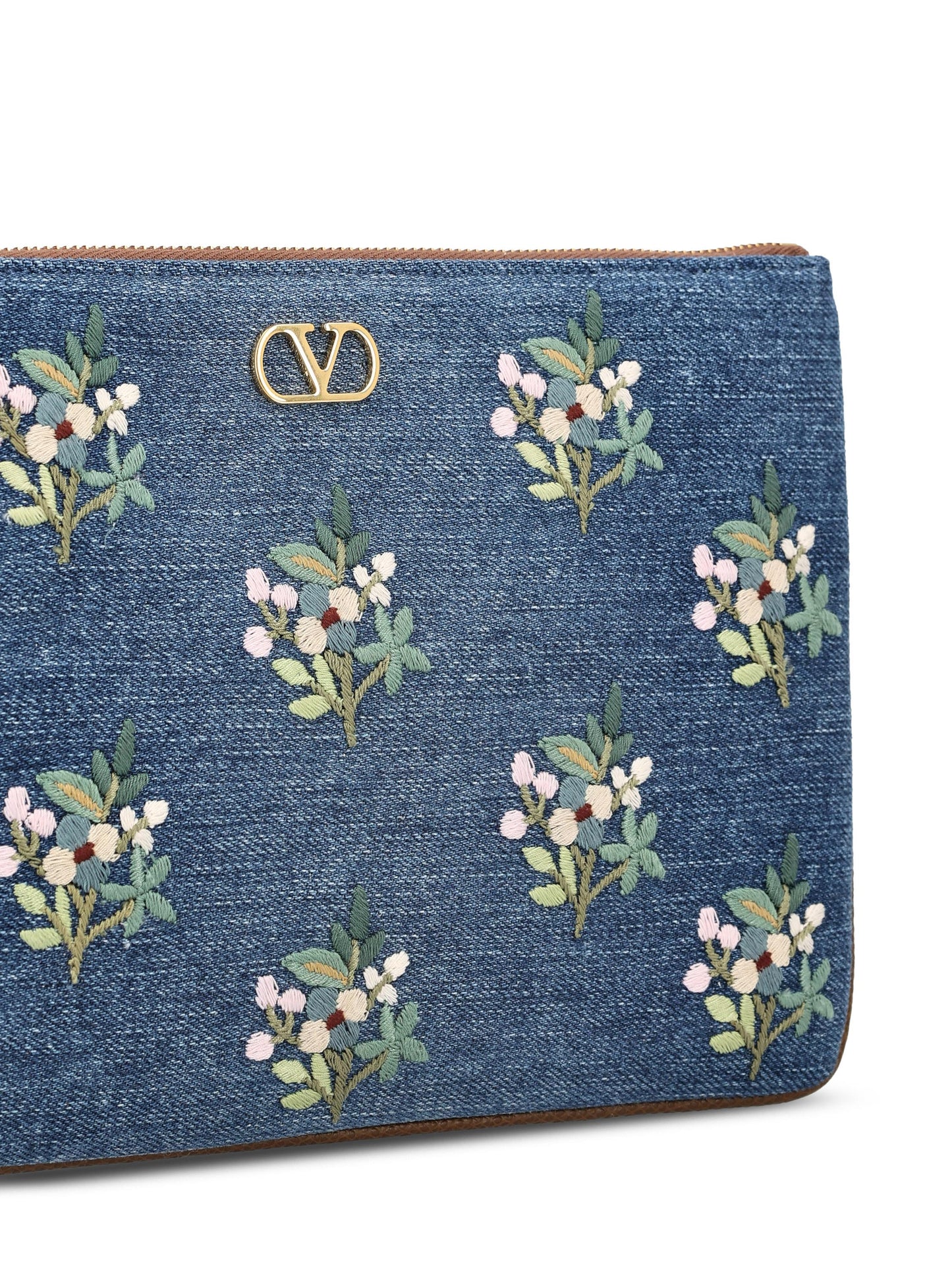 Pochette in denim. 8W0P0AK4MDU AXM VALENTINO GARAVANI