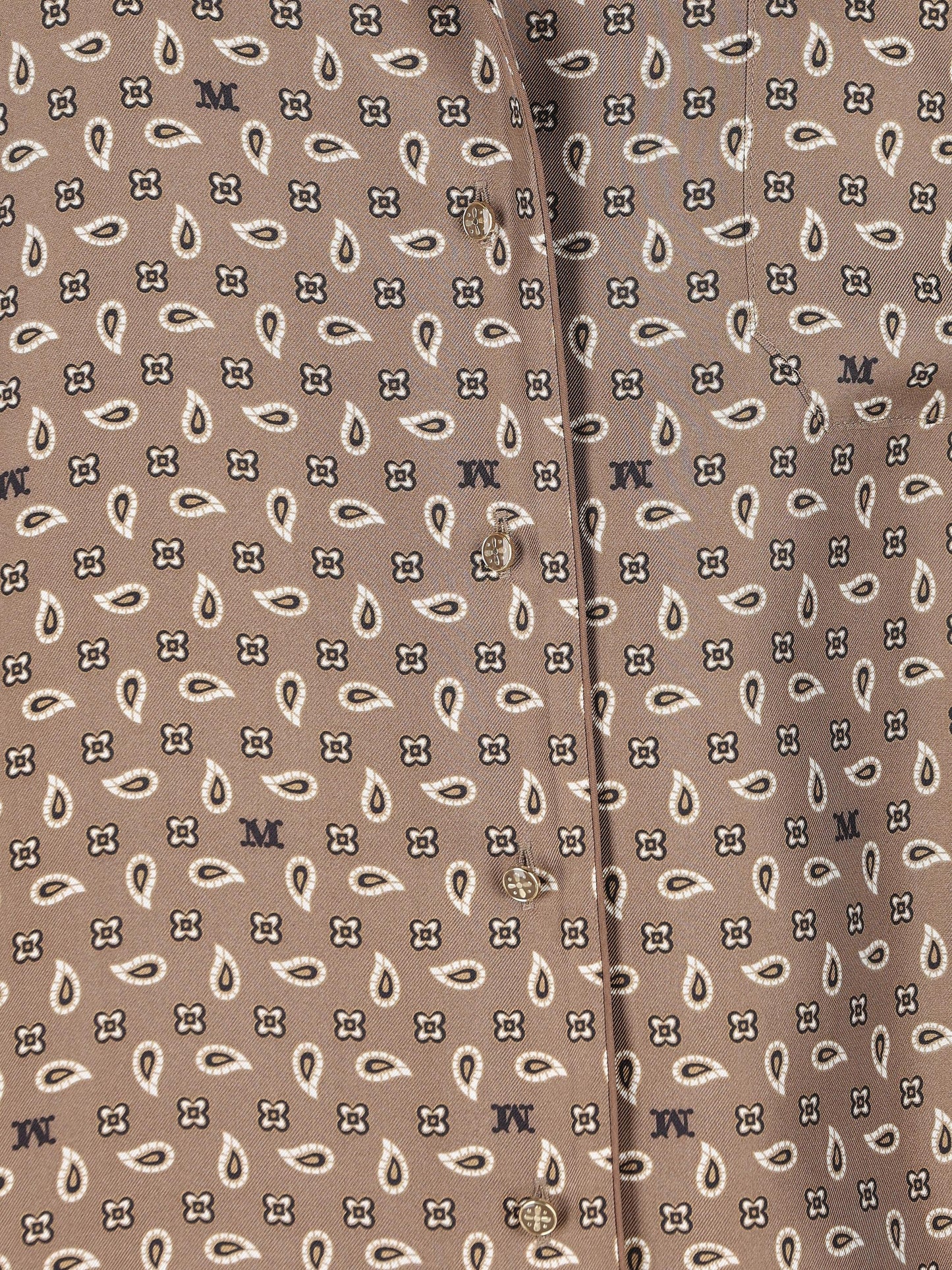 Camicia semiaderente in seta stampata 2611111131600 006 MAX MARA