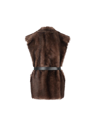 Gilet realizzato in montone. 59463 15PFF0343 PRADA