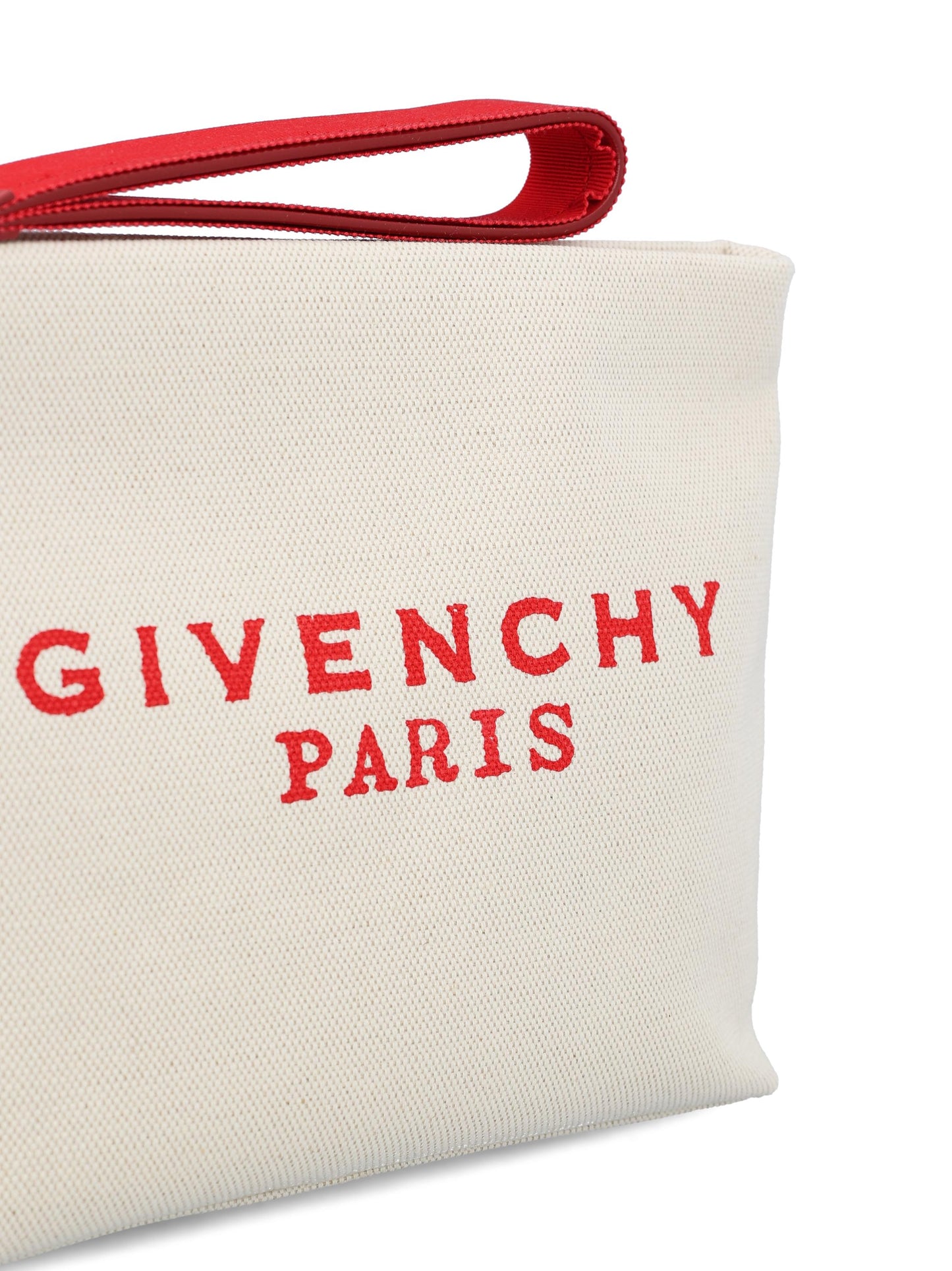 Pochette in tela con logo stampato BB60PNB2C8 289 GIVENCHY