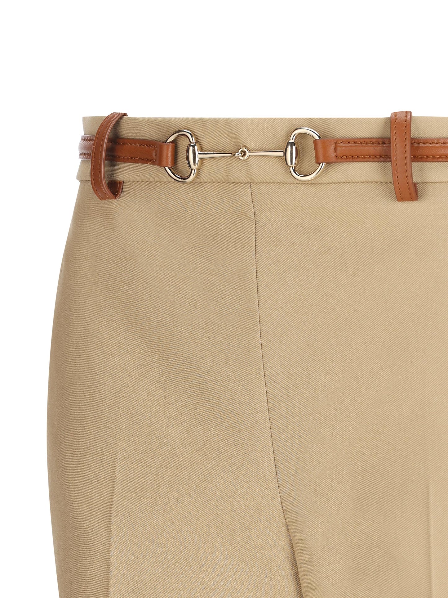 Pantalone in drill di cotone con Morsetto. 820466 Z8BZI2502 GUCCI