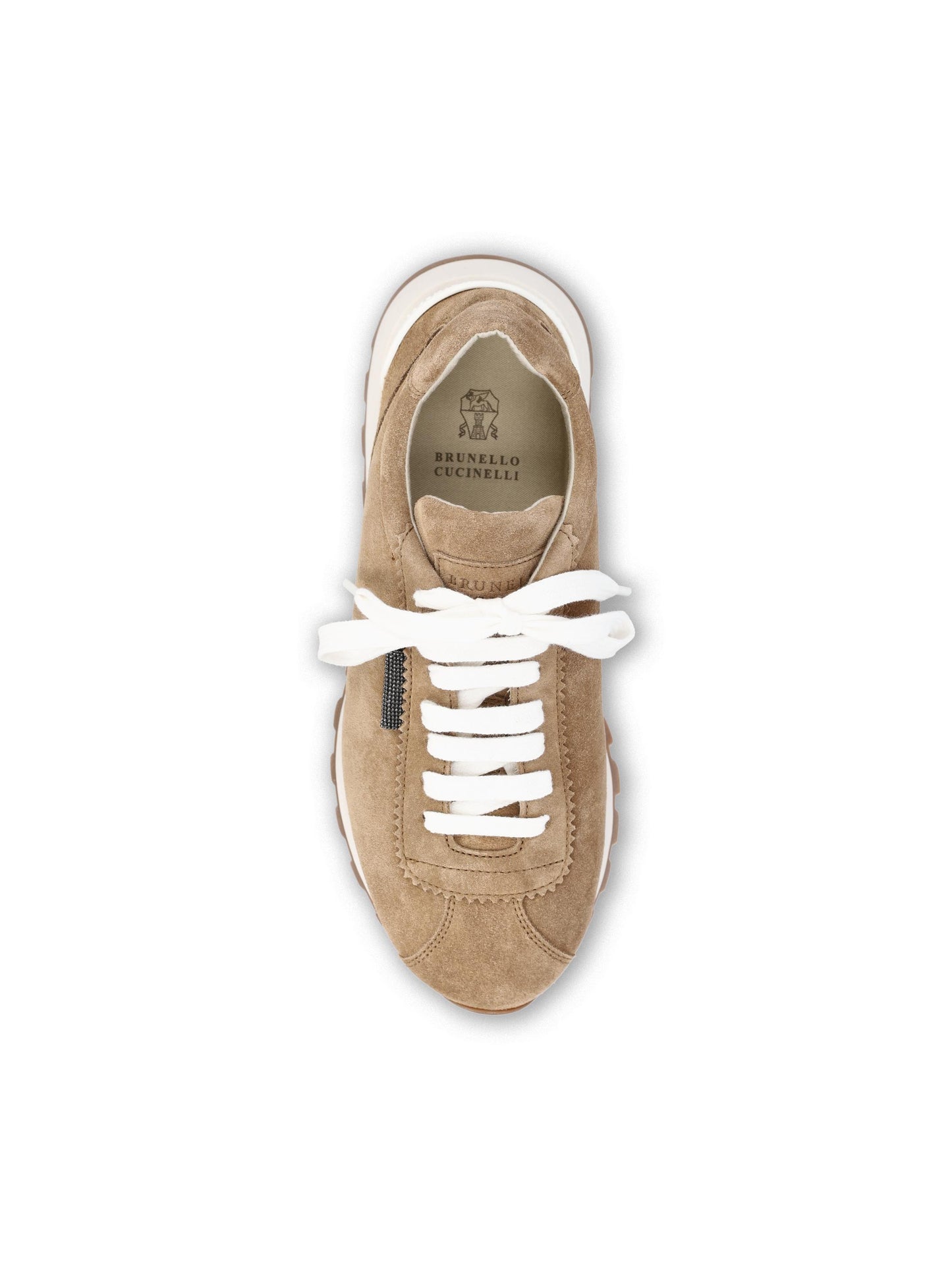 Sneakers realizzate in vera pelle. MZSFG2110 C2767 BRUNELLO CUCINELLI