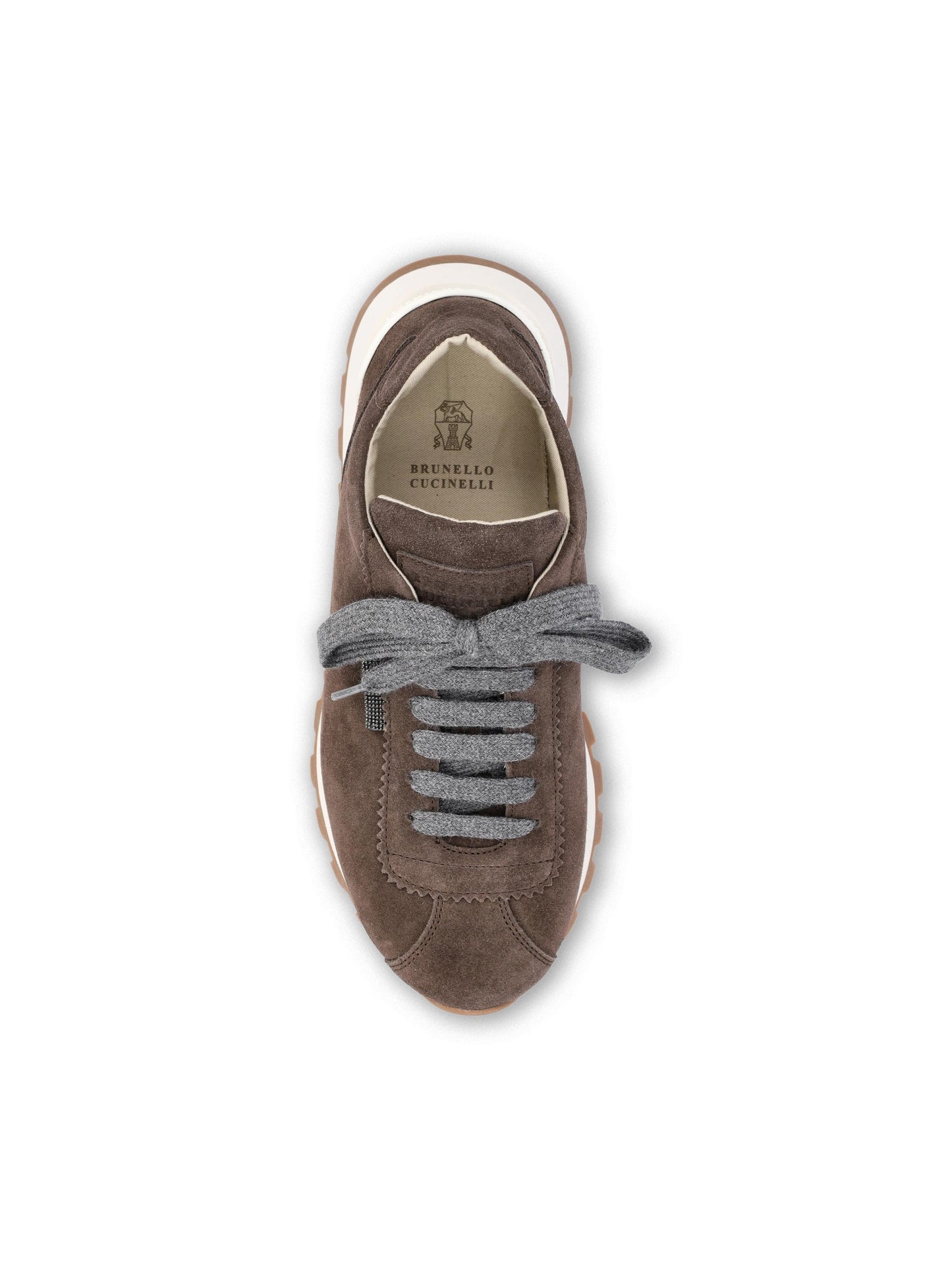Sneakers in pelle scamosciata. MZSFG2110 C7284 BRUNELLO CUCINELLI