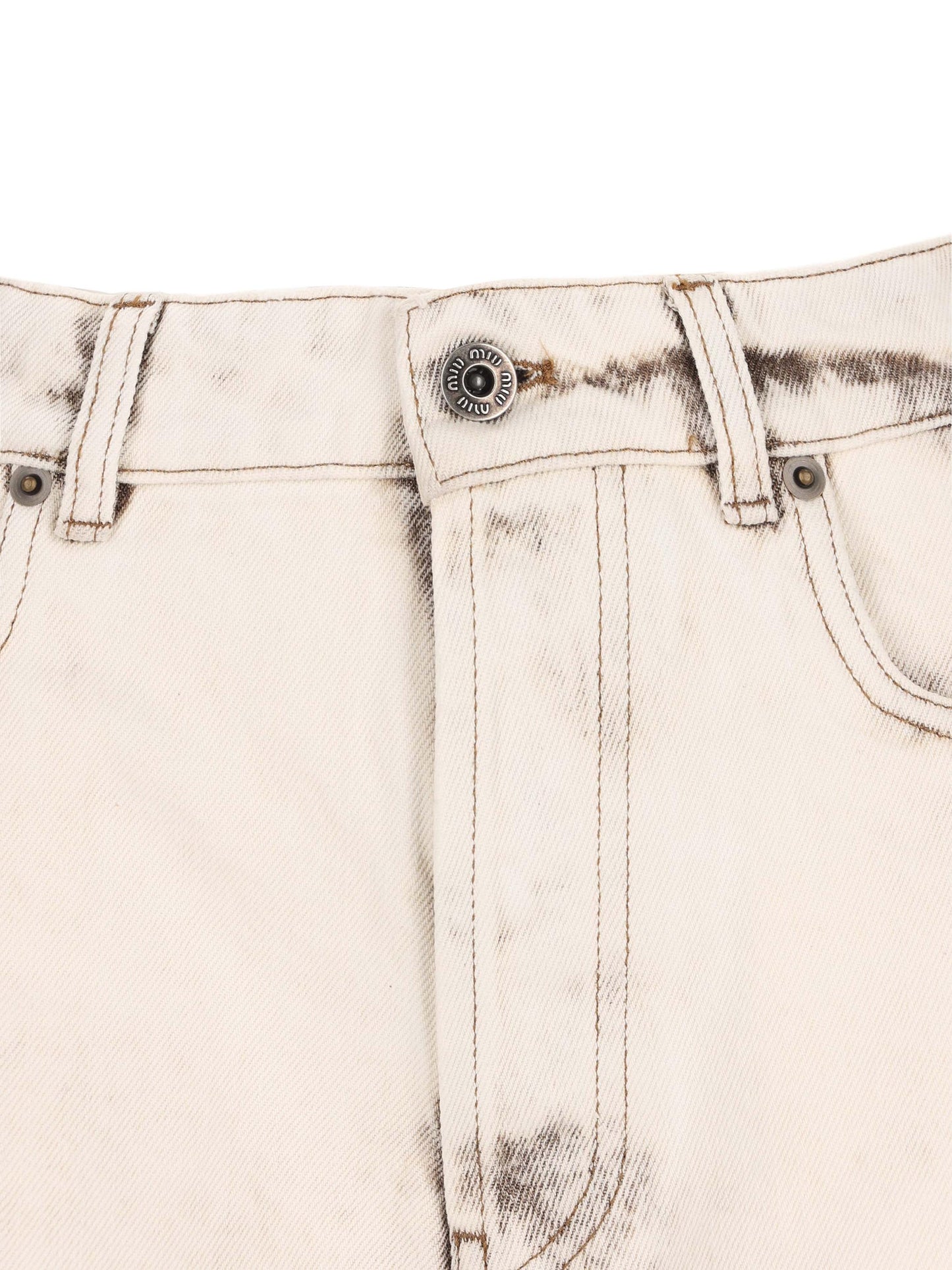 Shorts realizzati in cotone. GWP602 183TF0009 MIU MIU