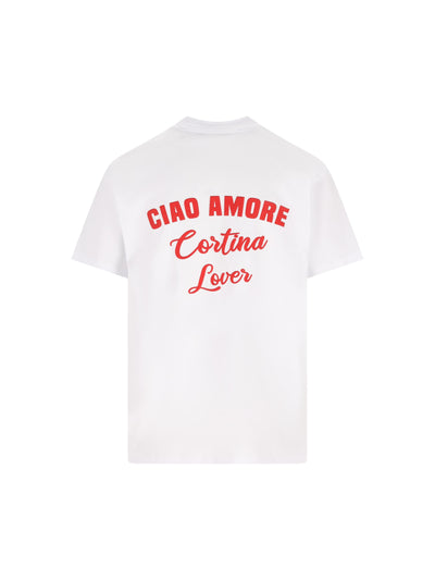 T-shirt "Ciao Amore Cortina Lover" in cotone FC2422102K 01 GIADA BENINCASA