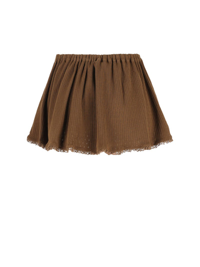 Minigonna realizzata in cotone. MG2654 19DFF0324 MIU MIU