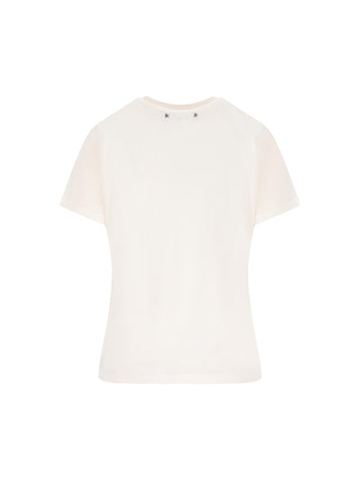 T-Shirt realizzata in viscosa e poliammide. GWP02322 P00211611616 GOLDEN GOOSE