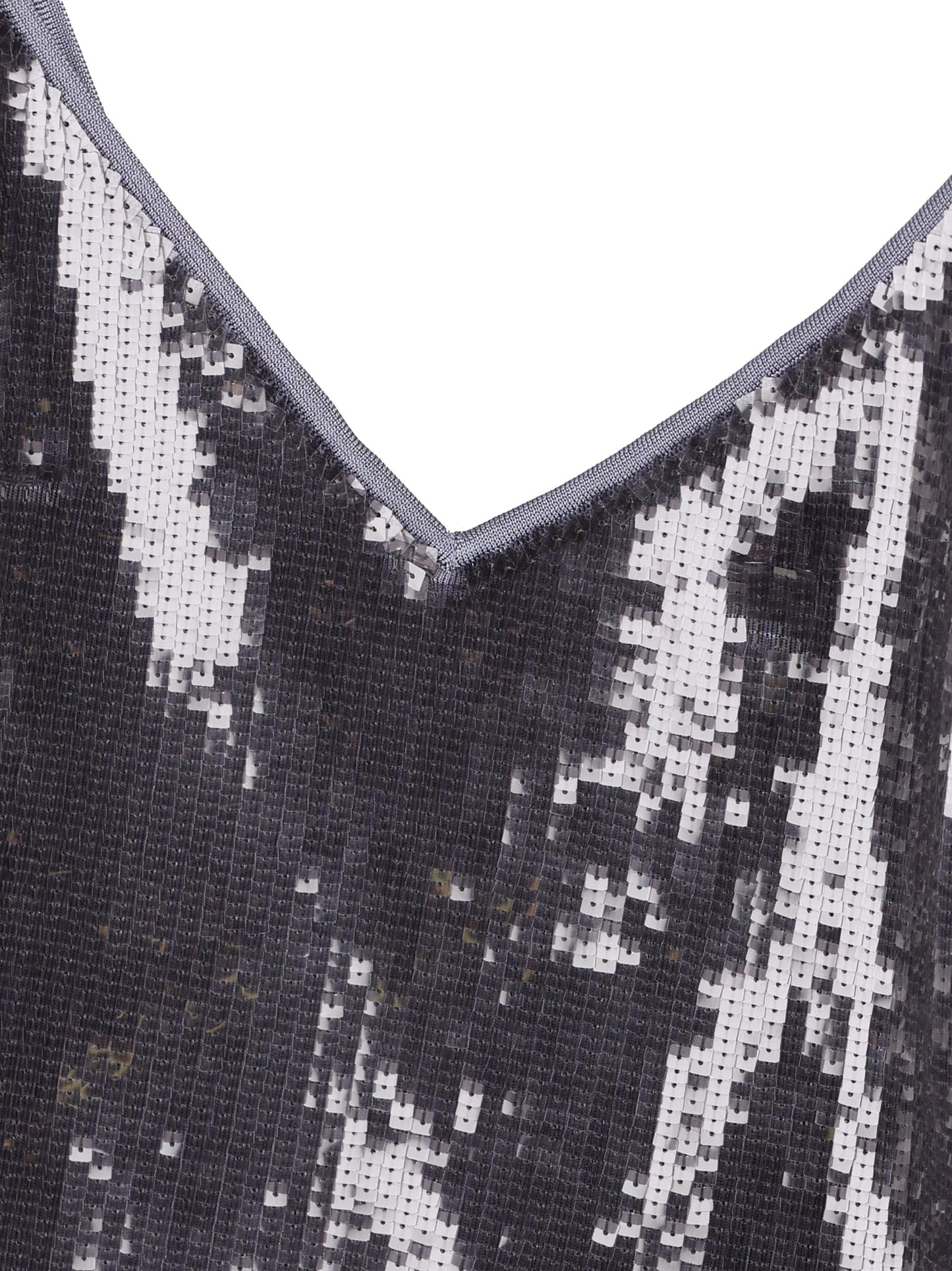 Top con paillette squadrate dal finish wet 13H366 786247001 SALVATORE FERRAGAMO