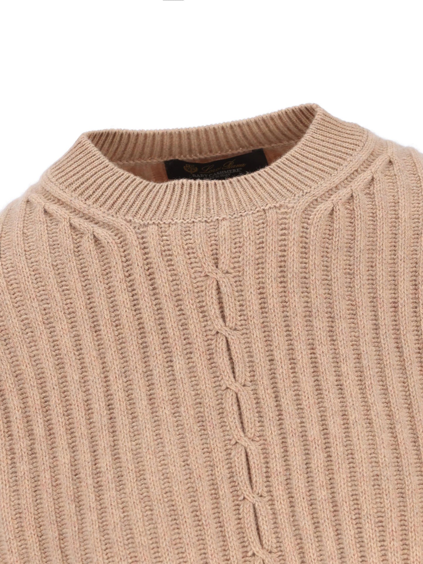 Girocollo realizzato in baby cashmere. FAP5951 30KC LORO PIANA