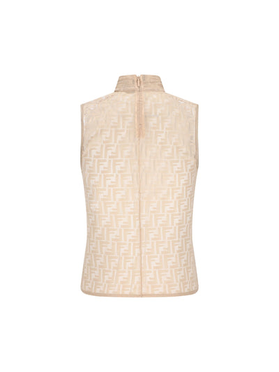 Top girocollo realizzato in poliammide. FS9763 AW8KF1UKB FENDI