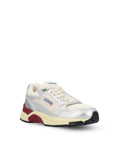 Sneakers Hyperway in pelle laminata, mesh e pelle di capra HYLW EM03 AUTRY
