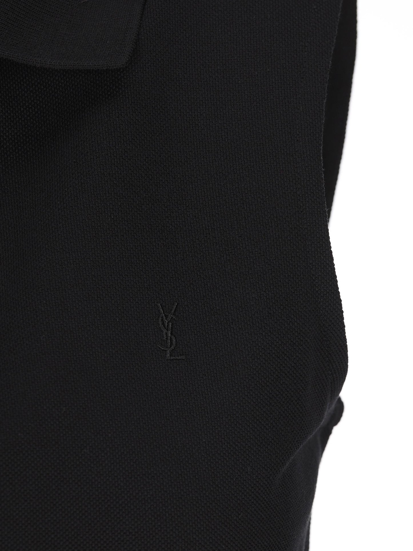 Polo realizzata in cotone riciclato. 862601 Y37ZE1000 SAINT LAURENT