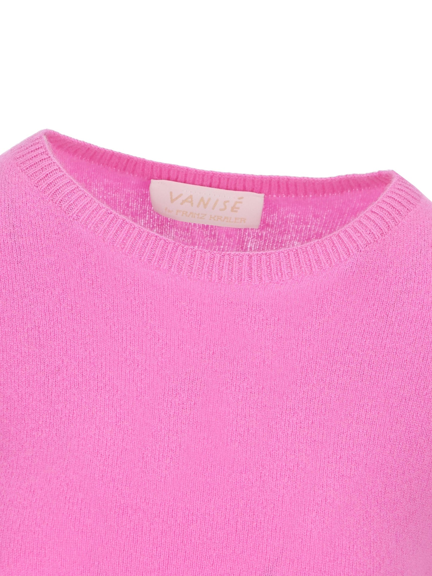 Maglia realizzata in cashmere. V36614 CICLAMINO VANISE'