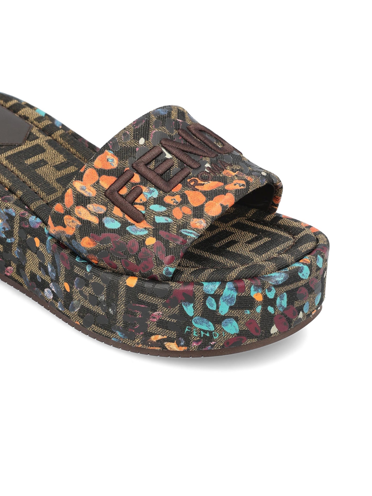 Slide realizzate in tessuto FF. 8R8515 AWD7F1V94 FENDI