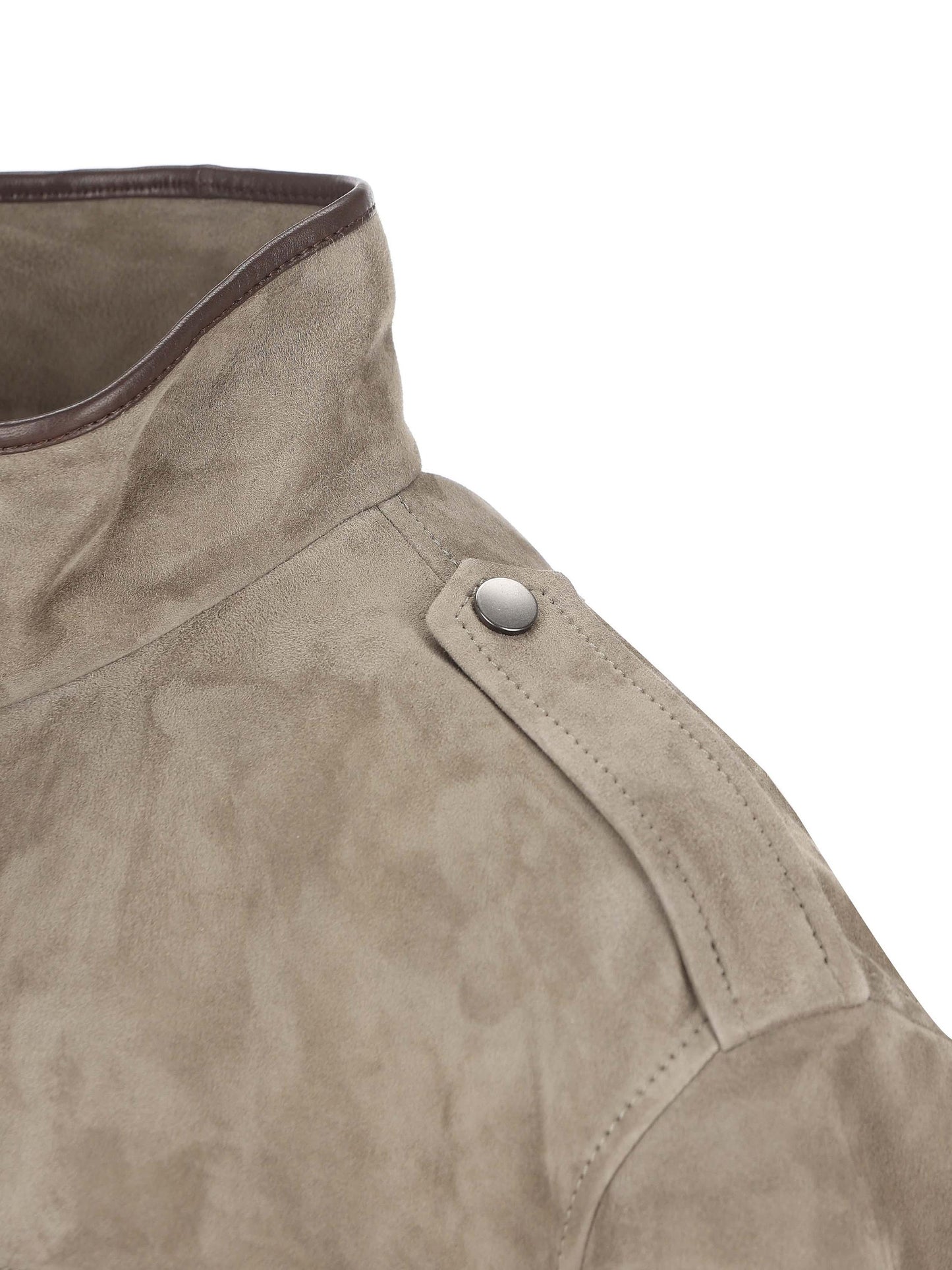 Outwear realizzato in camoscio MPCAI7787 C8850 BRUNELLO CUCINELLI