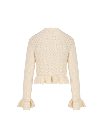 Cardigan realizzato in cotone e lana. CH25AMC01590 107 CHLOE'