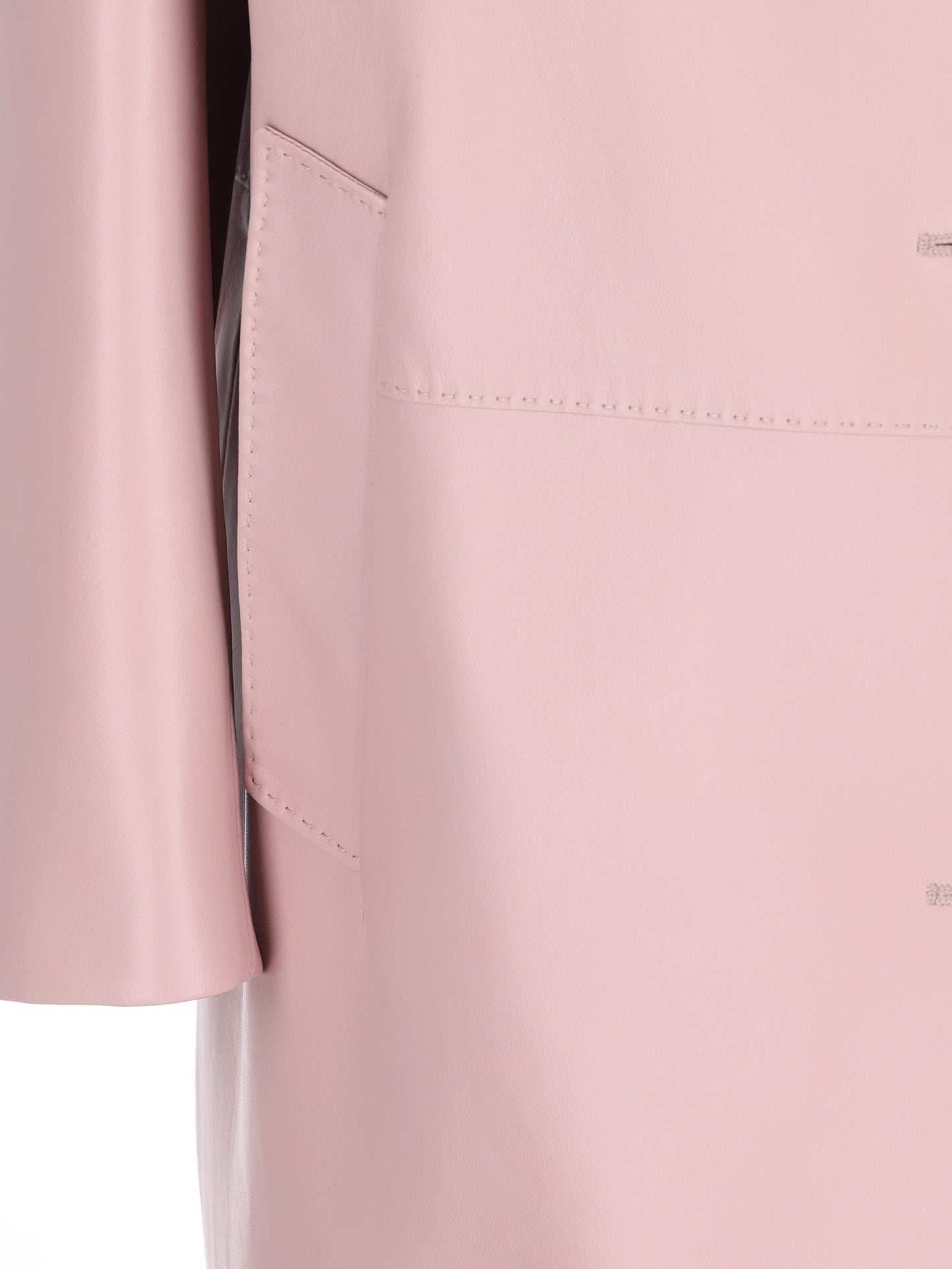 Cappotto realizzato in pelle di agnello. 56A245 19QRF0E18 PRADA