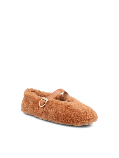Ballerine realizzate in shearling 01K586 787504003 SALVATORE FERRAGAMO