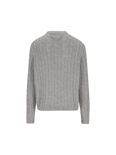 Maglione realizzato in cashmere UMF110 17T1F0031 PRADA