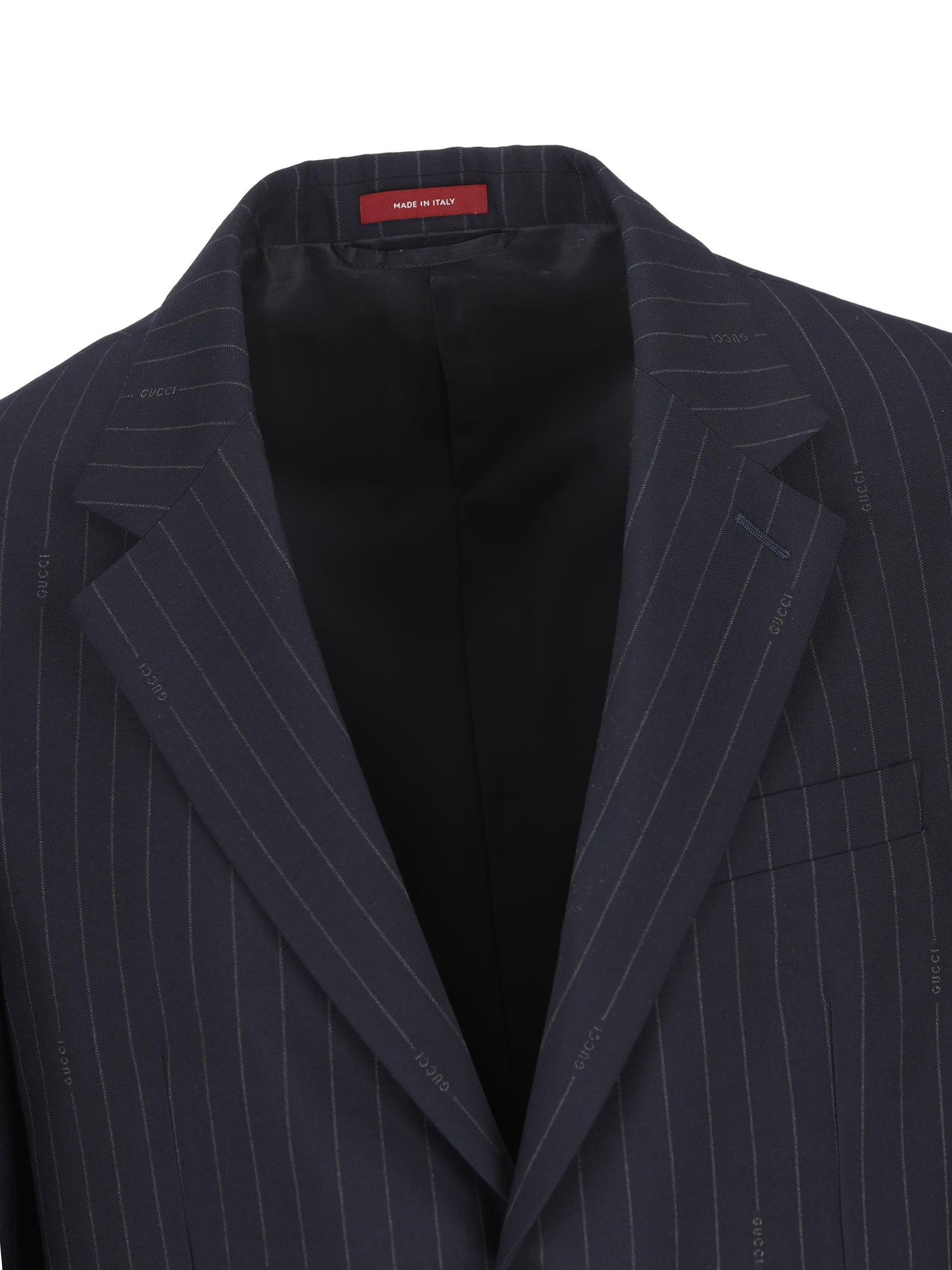 Giacca realizzata in lana gessata. 846711 ZAS7A4405 GUCCI