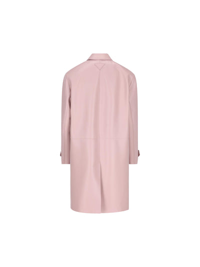 Cappotto realizzato in pelle di agnello. 56A245 19QRF0E18 PRADA