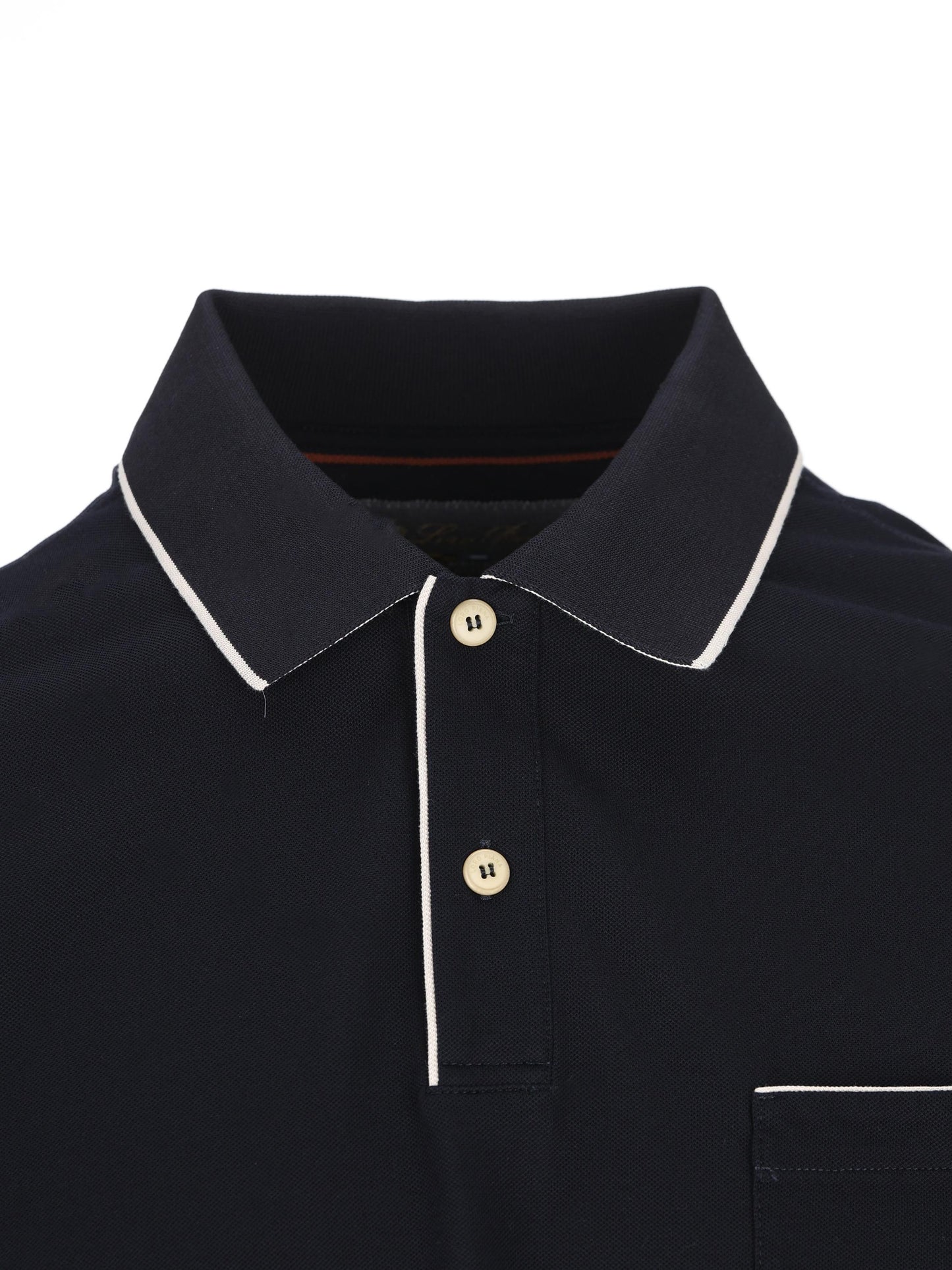 Polo realizzata in cotone ed elastan. FAI0485 W000 LORO PIANA
