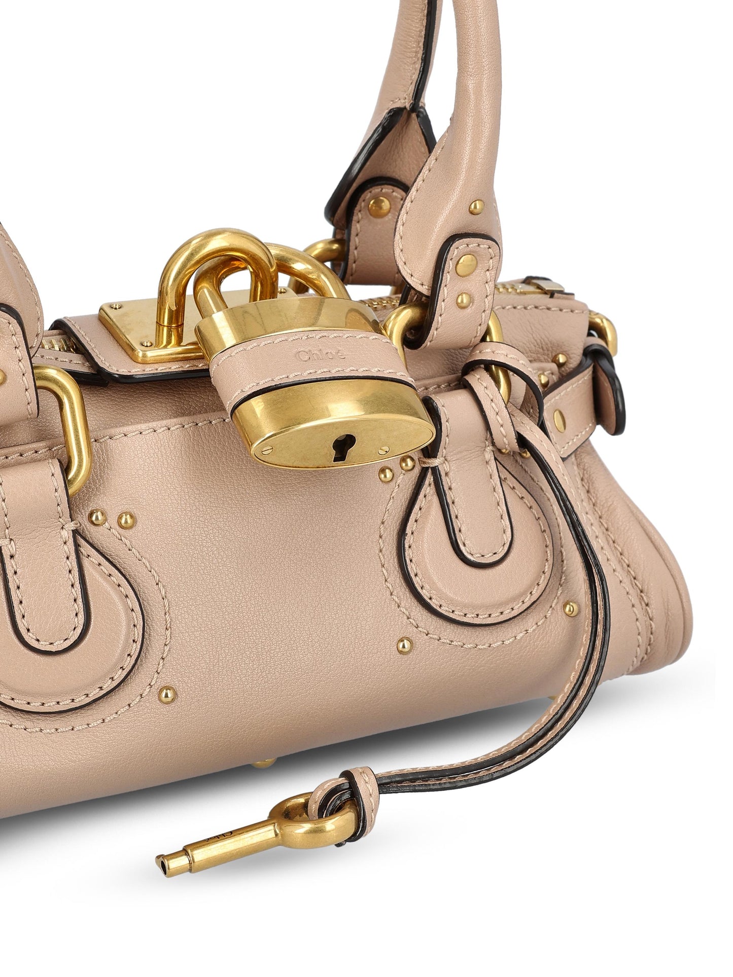 Borsa Paddington piccola in pelle granata CH26SS805P75 6I4 CHLOE'