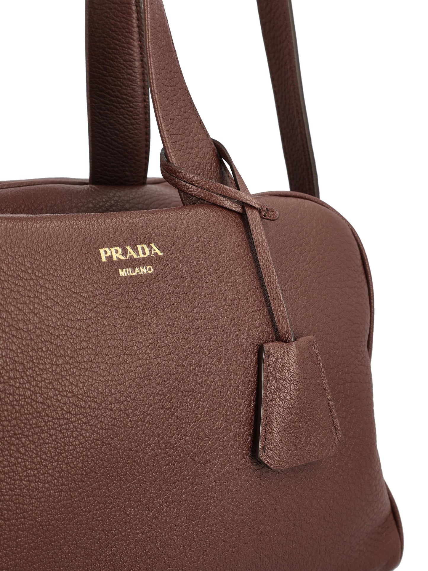 Bauletto large in pelle 1BB148 2HIKF0038 PRADA